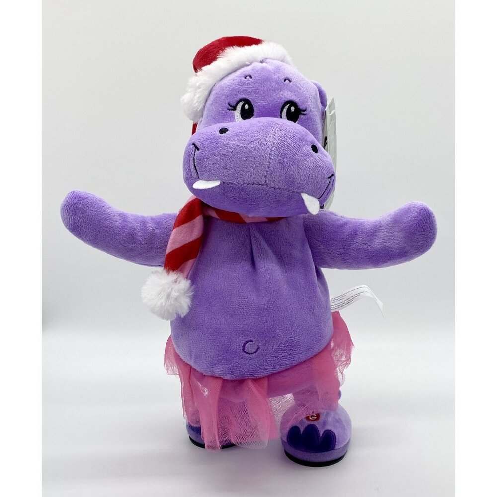 Hippo I Want a Hippopotamus Christmas Gemmy Sing Belly Shakes Plush NEW Tag HTF